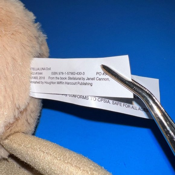 Merrymakers Stellaluna Fruit Bat 8" Plush Book Character Janell Cannon Vintage - Picture 7 of 8